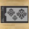 Large Damask Icons Cake Stencil Set | C828 by Designer Stencils | Stencils for Royal Icing, Airbrush, Dusting Powder |